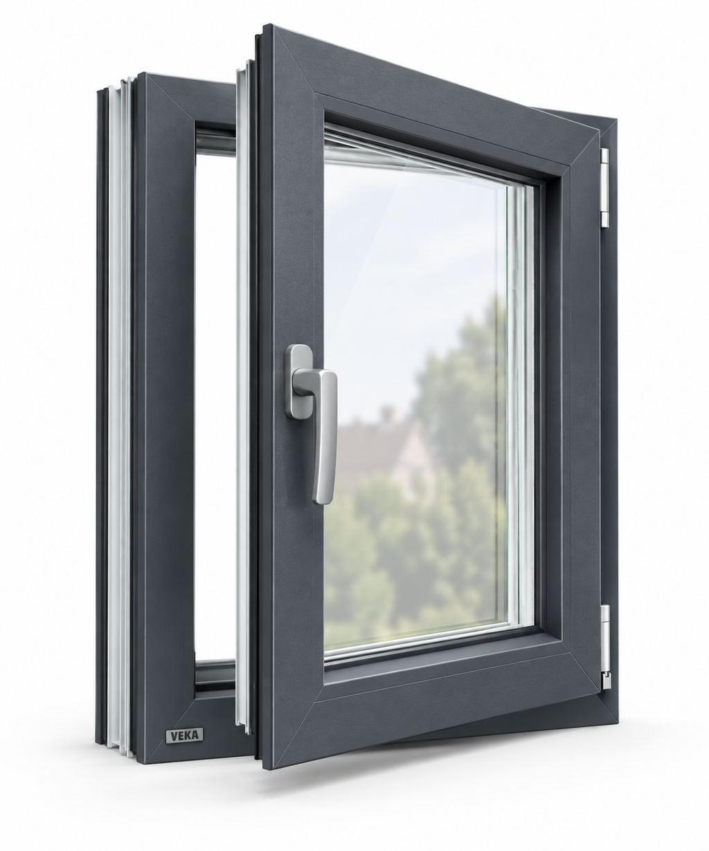 Draairaam op maat - VEKA Softline 82 NL