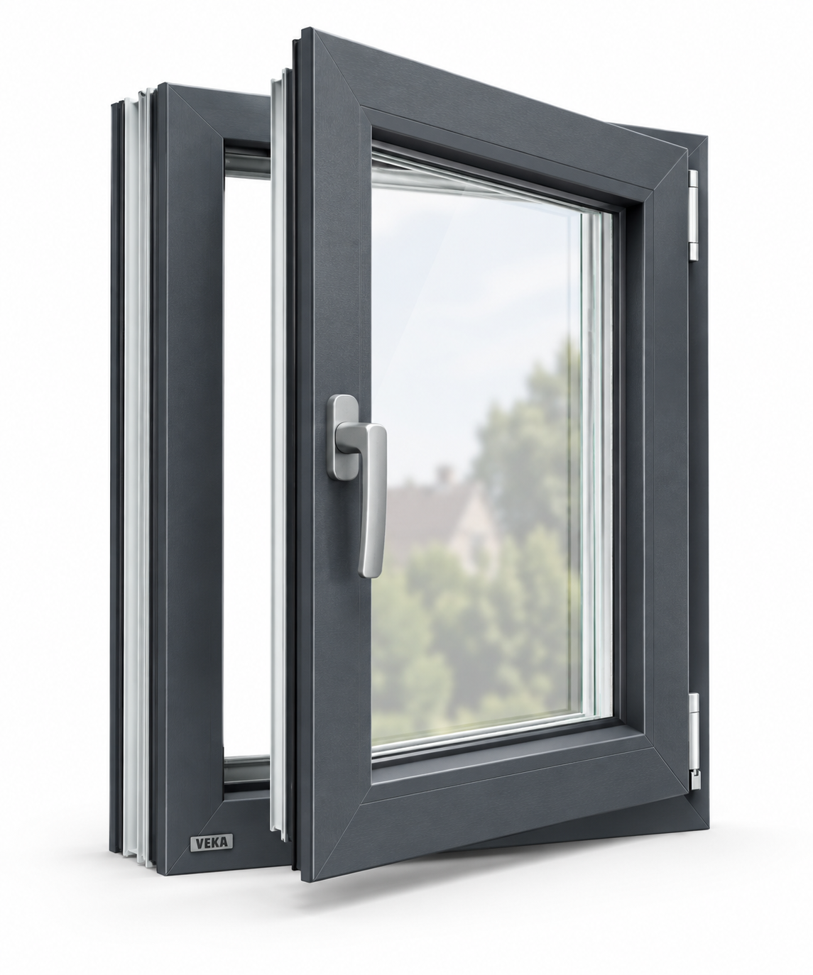 Draairaam op maat - VEKA Softline Standard