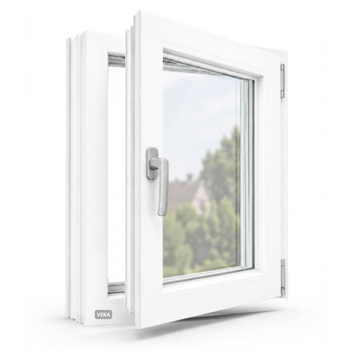 Draairaam op maat - VEKA Softline 82 NL