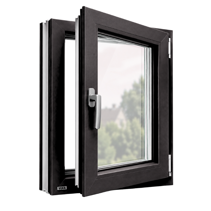 Draairaam op maat - VEKA Softline 82 NL